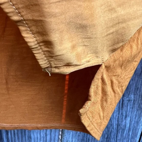 ANTHROPOLOGIE DOLAN Alvia mustard yellow peasant Embroidered top Women’s XS - Picture 9 of 12